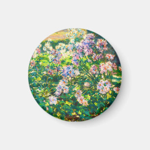 Vintage pretty flowers Windflowers illustration Magnet