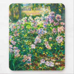 Vintage pretty flowers Windflowers illustration Mouse Mat