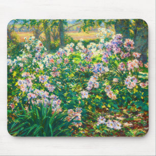 Vintage pretty flowers Windflowers illustration Mouse Mat