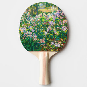 Vintage pretty flowers Windflowers illustration Ping Pong Paddle