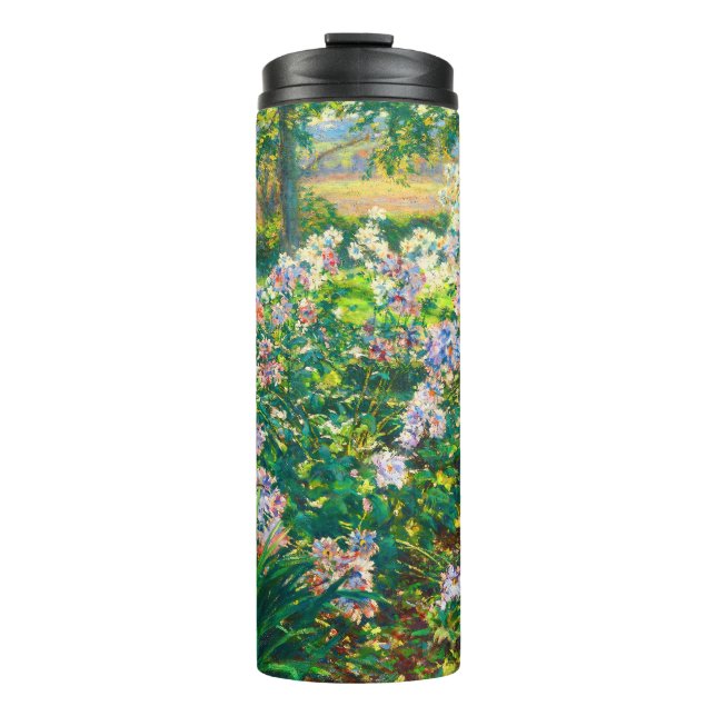 Vintage pretty flowers Windflowers illustration Thermal Tumbler (Front)