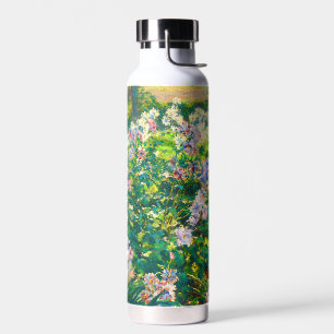 Vintage pretty flowers Windflowers illustration Water Bottle