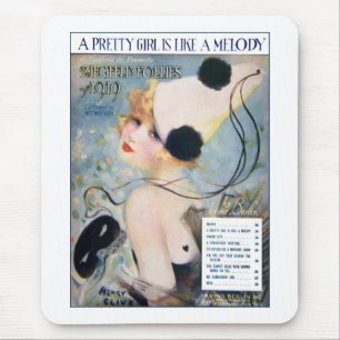Vintage Pretty Girl is Like a Melody Mouse Mat