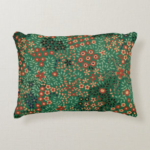 Vintage pretty Japanese floral pattern Decorative Cushion
