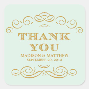 VINTAGE PRETTY   WEDDING FAVOR LABELS