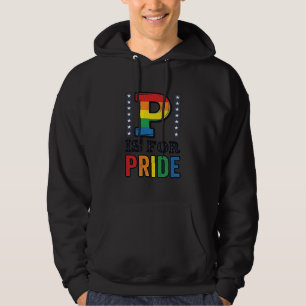 Vintage Pride Letter P Rainbow Shirt Design_1