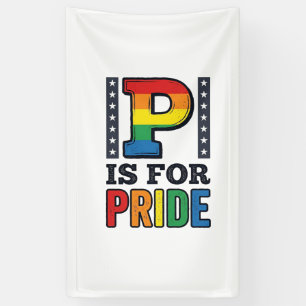 Vintage Pride Letter P Rainbow Shirt Design_1 Banner