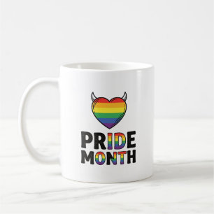 Vintage Pride Month Horned Heart Shirt Design_1 Coffee Mug