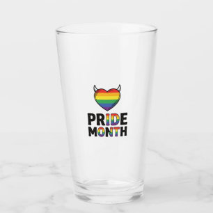Vintage Pride Month Horned Heart Shirt Design_1 Glass