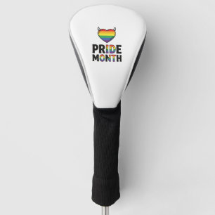 Vintage Pride Month Horned Heart Shirt Design_1 Golf Head Cover