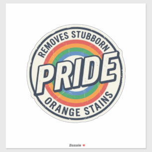 Vintage Pride Protest Rainbow Badge Vector Design_