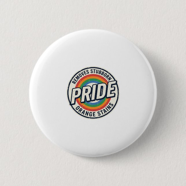 Vintage Pride Protest Rainbow Badge Vector Design_ (Front)