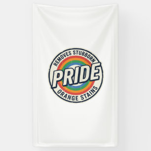 Vintage Pride Protest Rainbow Badge Vector Design_ Banner