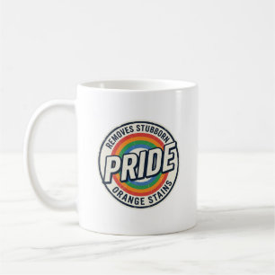 Vintage Pride Protest Rainbow Badge Vector Design_ Coffee Mug