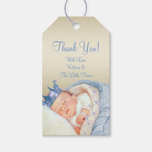 Vintage Prince Baby Shower Gift Tags