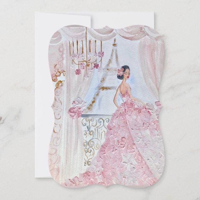 Vintage Princess Fleur Bella Rose 1 Card  (Front)