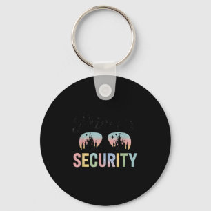 Vintage Princess Security Protection Matching Fami Key Ring