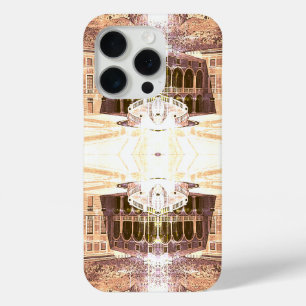 Vintage Principality Monaco palace courtyard iPhone 15 Pro Case