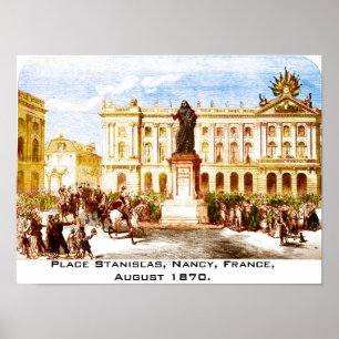 Vintage Print of Nancy France 