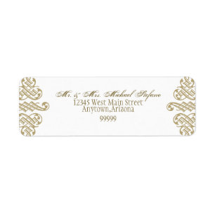 Vintage Printers Ornament- Matching Address Labels