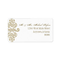 Vintage Printers Ornament- Matching Address Labels