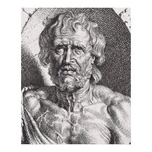 Vintage Prints The Bust Of Seneca