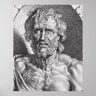 Vintage Prints The Bust Of Seneca