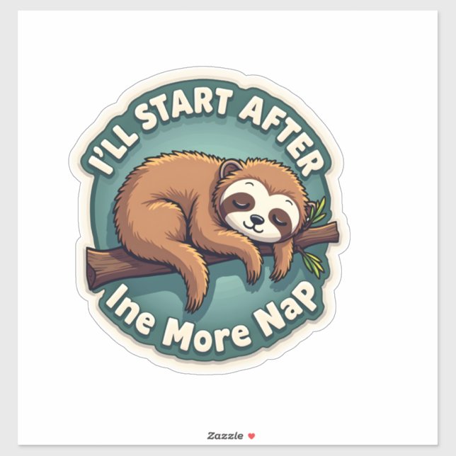 Vintage Procrastination Sloth Funny Student Shirt  (Sheet)