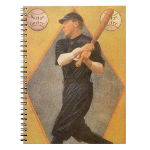 Vintage Product Label Art, Boston Garter for Socks Notebook