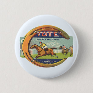 Vintage Product Label Art, Tote Sportsman's Tonic 6 Cm Round Badge