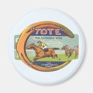 Vintage Product Label Art, Tote Sportsman's Tonic Magnet