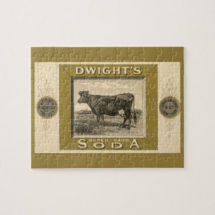 Vintage Product Label, Dwight's Bicarbonated Soda Jigsaw Puzzle