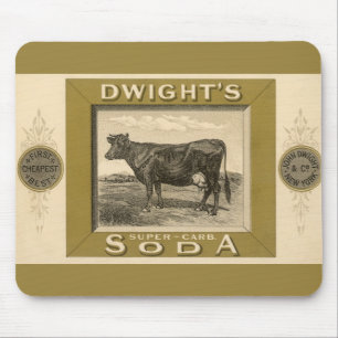 Vintage Product Label, Dwight's Bicarbonated Soda Mouse Mat