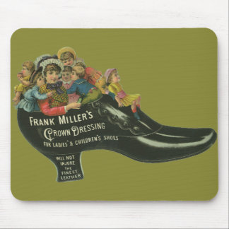 Vintage Product Label, Frank Miller's Shoe Polish Mouse Mat