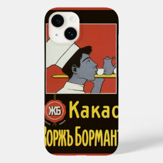 Vintage Product Label, Russian Hot Chocolate Kakao Case-Mate iPhone 14 Case