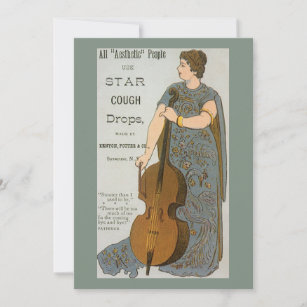 Vintage Product Label, Star Cough Drops with Cello