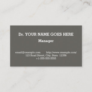 Vintage, Professional Business Card