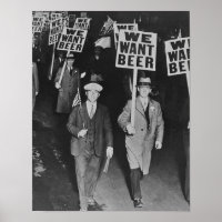 Vintage Prohibition Beer, We Want Beer, Beer art
