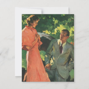 Vintage Proposal; Will You Marry Me?