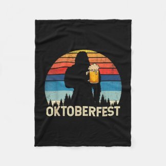 Vintage prost bigfoot beer funny german party fleece blanket