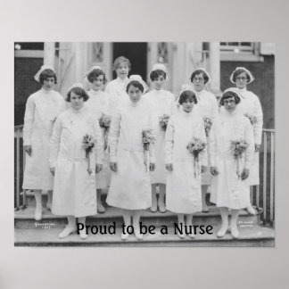 Vintage - Proud to be a Nurse, Poster