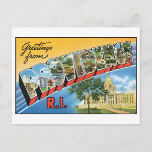 Vintage Providence, RI Postcard