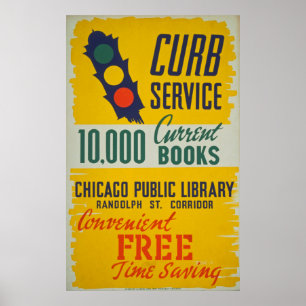 Vintage Public Library Poster