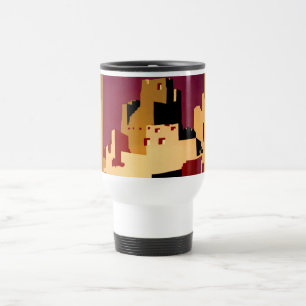 Vintage Pueblos of the Southwest WPA Poster Art Travel Mug