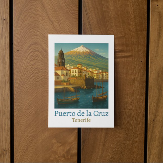 Vintage Puerto de la Cruz Tenerife Travel  Postcard (Vintage Puerto de la Cruz Tenerife Travel Postcard)