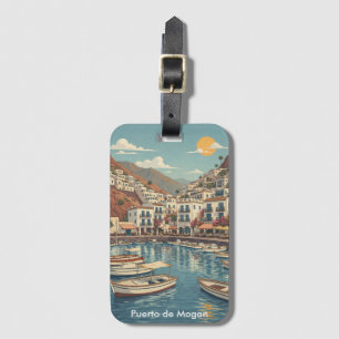 Vintage Puerto de Mogán Gran Canaria Canary Island Luggage Tag
