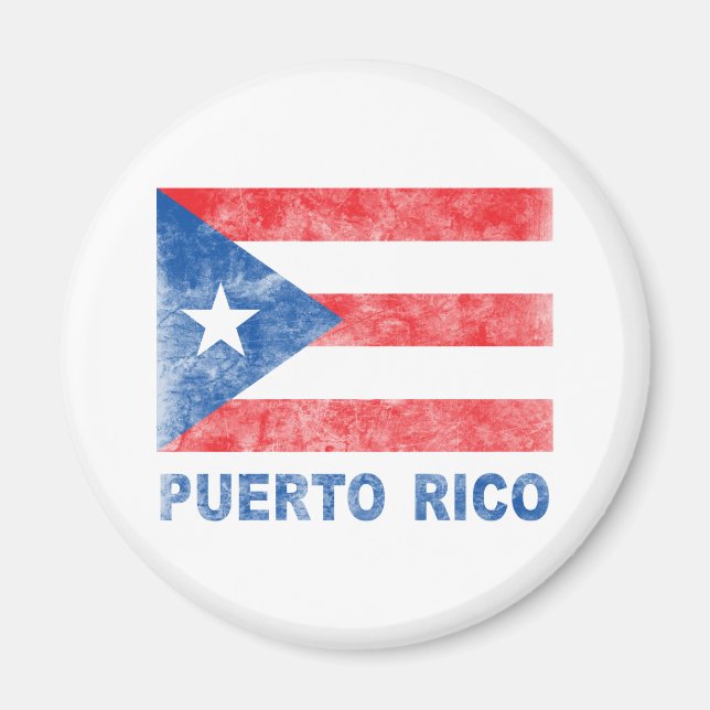 Vintage Puerto Rico Magnet (Front)