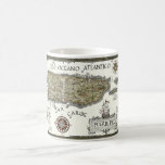 Vintage Puerto Rico Postcard Map Coffee Mug<br><div class="desc">A  vintage postcard map of Puerto Rico repurposed on a mug or any drink ware you like.</div>