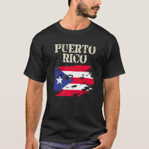 Vintage Puerto Rico Puerto Rican Flag ,Boricua Pre T-Shirt