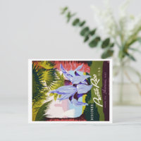 Vintage Puerto Rico Travel Tropical Save-the-Date